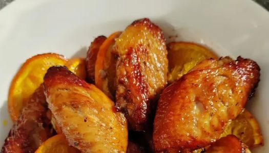 Chinese New Year's Eve Dinner Menu  Air Fryer Oil-free Orange Fragrant Chicken Wings