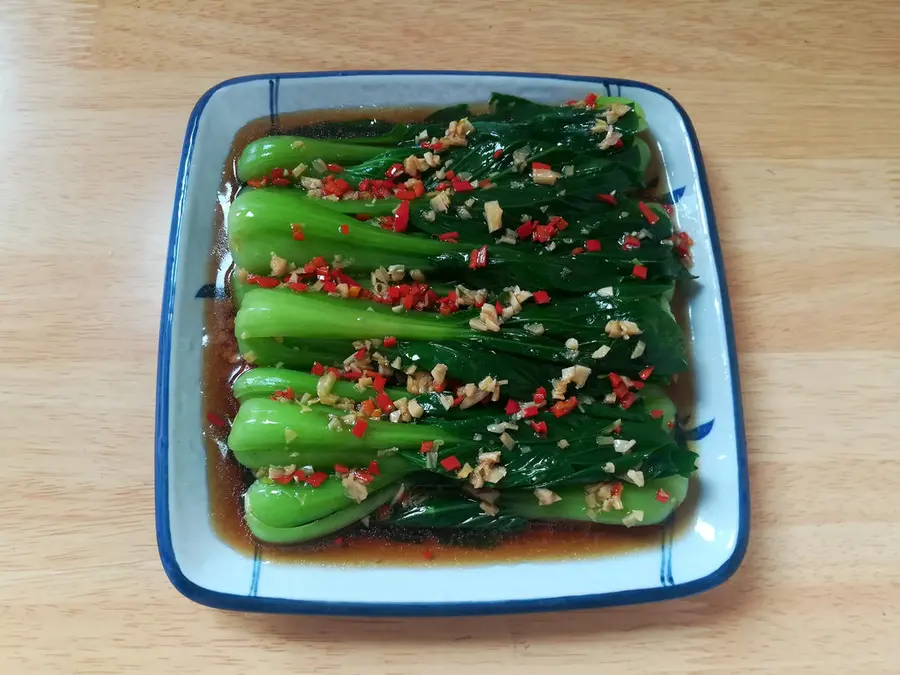 Boiled rape - the most popular vegetarian dish for Chinese New Year's Eve dinner step 0