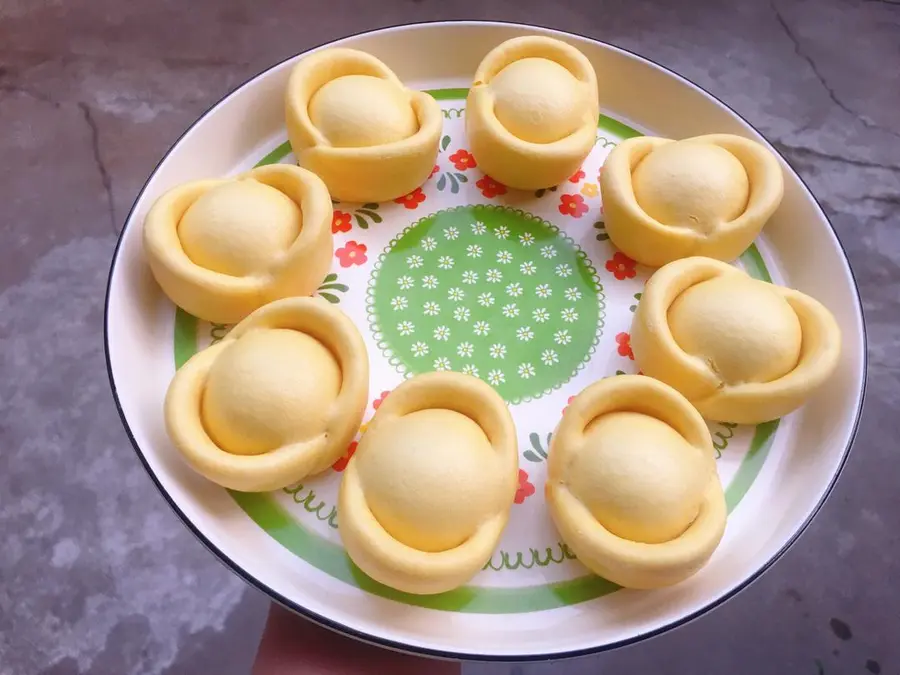 Gold ingots steamed buns, a must-have for the New Year's holiday! step 0