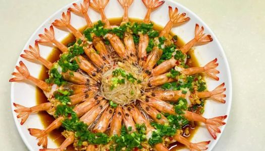 Garlic vermicelli shrimp