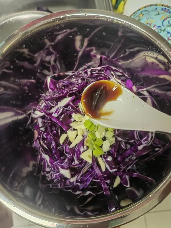 New Year's anti-greasy artifact - cold salad purple cabbage step 0