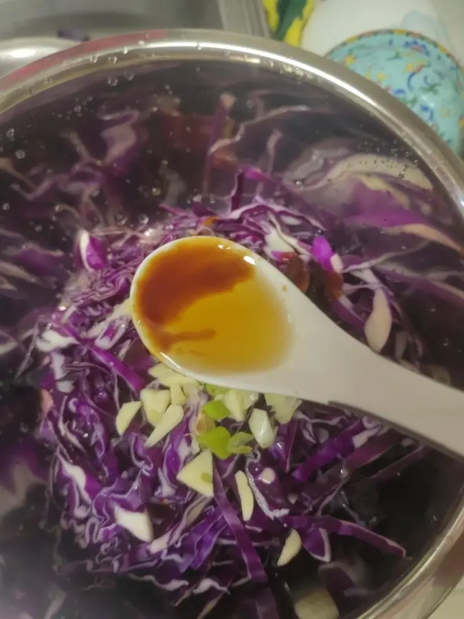 New Year's anti-greasy artifact - cold salad purple cabbage step 0