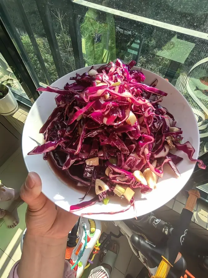 New Year's anti-greasy artifact - cold salad purple cabbage step 0