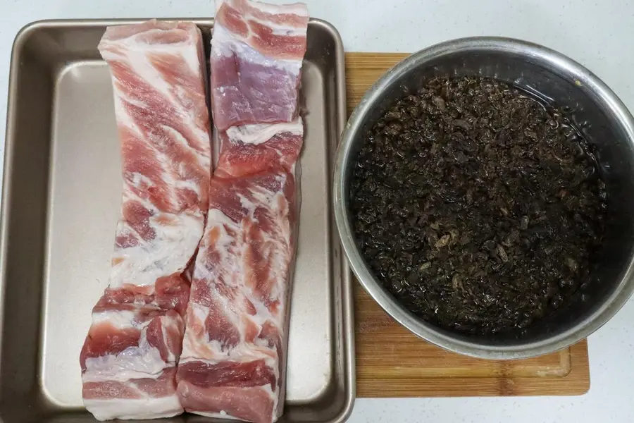 Delicious plum vegetables buckle meat â—ï¸ old-fashioned buckle bowl home-cooked banquet guest dishes Chinese New Year's Eve meal â—ï¸ under the meal (super detailed production step tutorial) step 0