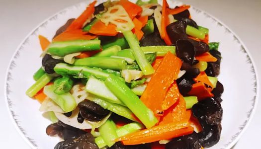 Home Cooking: Vegetarian stir-fried assortment