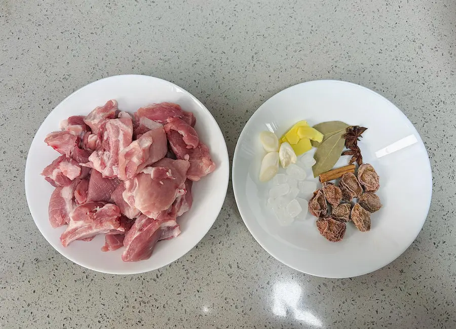 The ingredients for the plum pork ribs â—ï¸ are simple  and delicious, and the dishes are home-cooked step 0