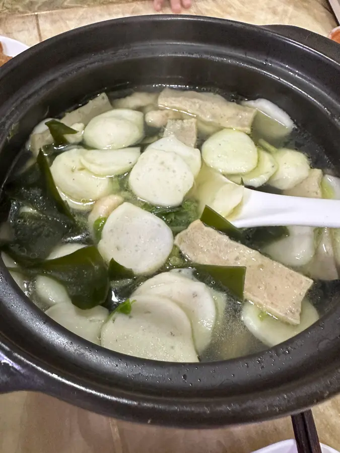 Children's version of calcium-supplemented kelp soup ~ home cooking