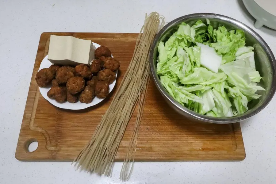 Henan stewed cabbage â—ï¸ stewed vermicelli, boiled vegetables step 0