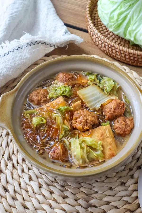 Henan stewed cabbage ❗️ stewed vermicelli, boiled vegetables