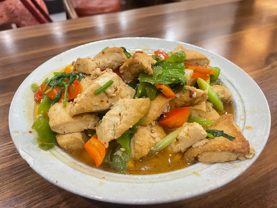 Jiangxi home cooking|fried tofu