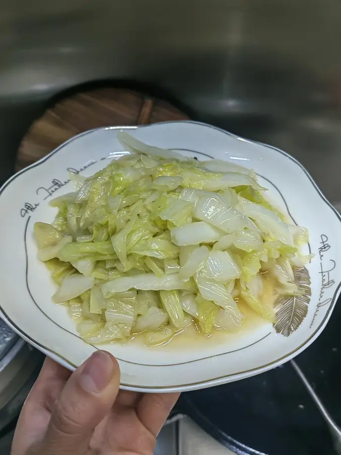 Fish sauce cabbage step 0