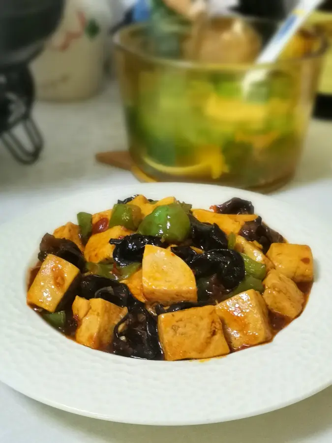 Braised tofu step 0