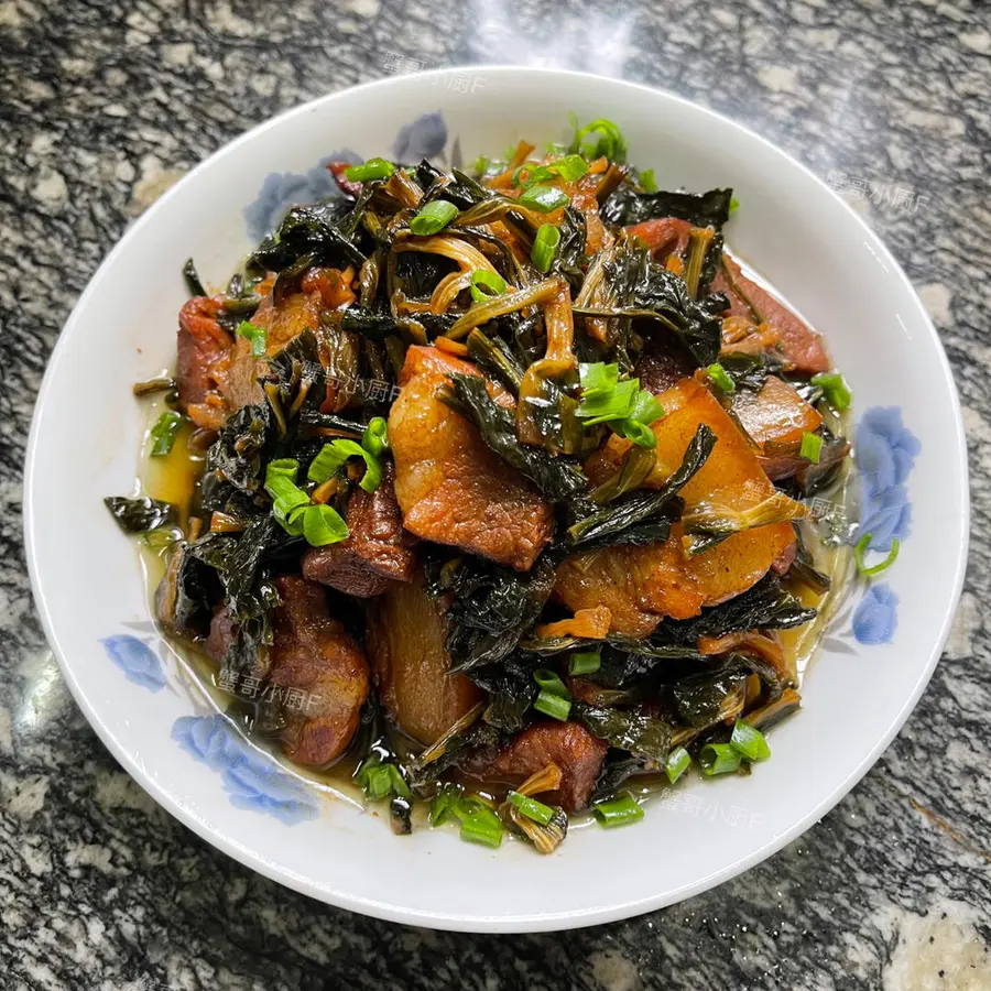 ãŠ™ï¸ Dried vegetables and barbecue, old-fashioned Ningbo home cooking step 0