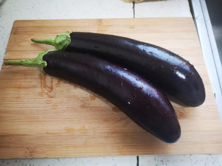 Homemade fish-flavored eggplant! Super meal! step 0