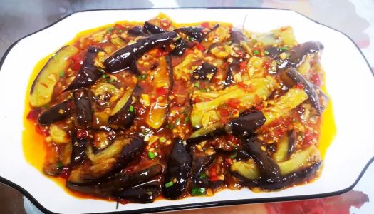 Homemade fish-flavored eggplant! Super meal!