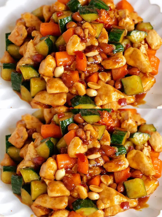 Home-style Kuaishou Kung Pao Chicken, a slightly spicy version that children can also eat, Xiaobai can also reproduce 95% of the shape and 90% of the taste!