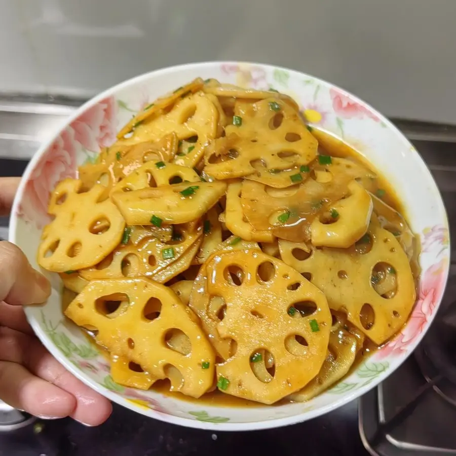 Appetizer home cooking - sweet and sour lotus root slices step 0