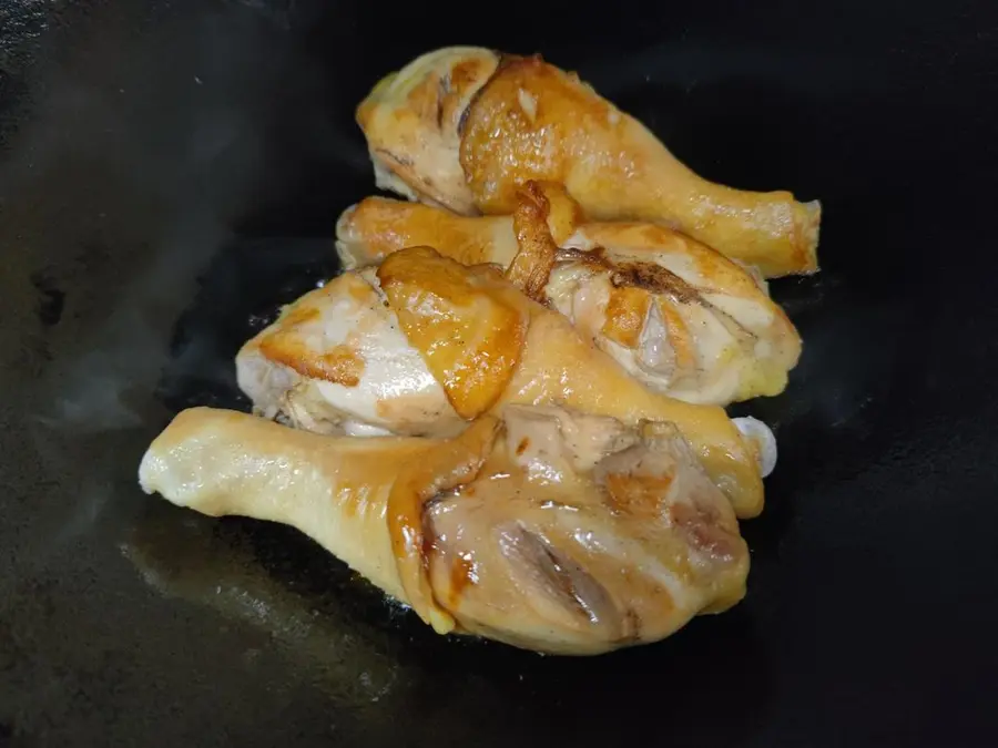 Reduced-fat vegetables ~ braised chicken thighs  step 0