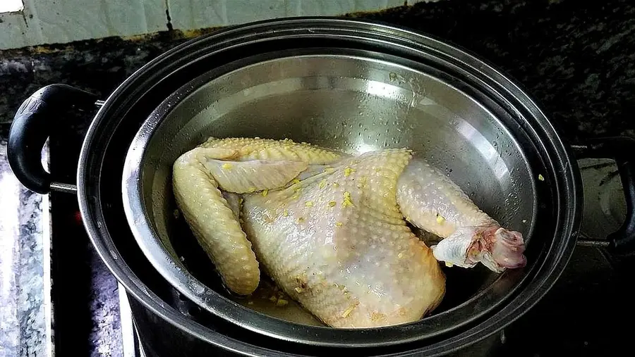 Cantonese sesame oil chicken step 0