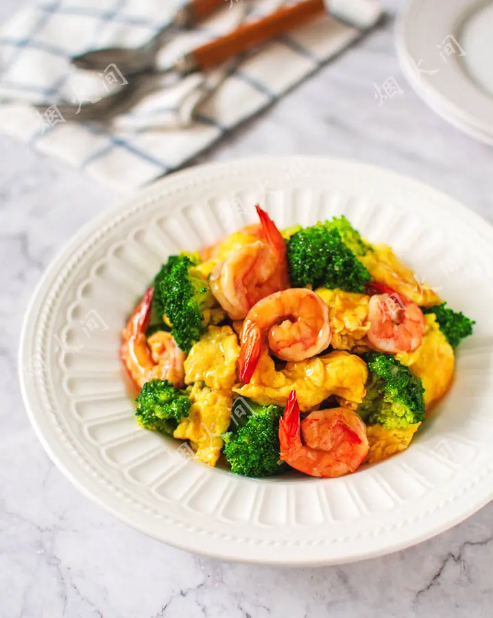 Healthy and delicious! Happy fat loss home cooking|Scrambled eggs with broccoli and shrimp