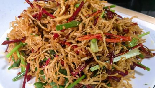 Home Cooking – Stir-fried shredded chicken