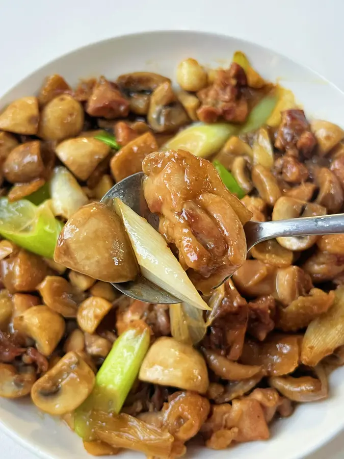 Absolute~ The mushroom chicken thighs are really delicious, simple and fast step 0