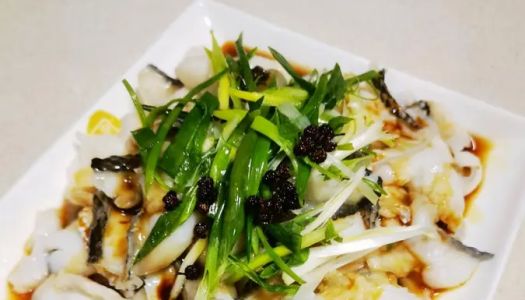 10 minutes of fast dish with scallion oil fillet