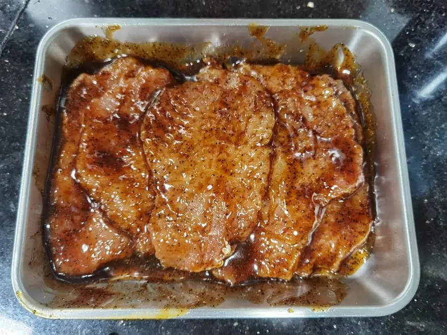 The simplest and best black pepper pork chop ever step 0