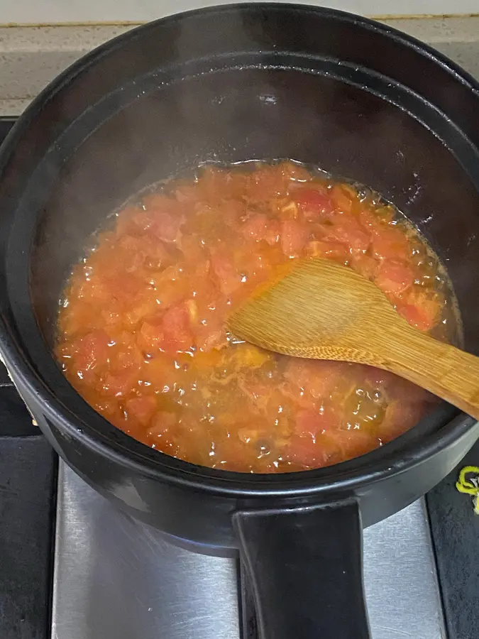 Simple and fast hand home version of hot and sour soup step 0