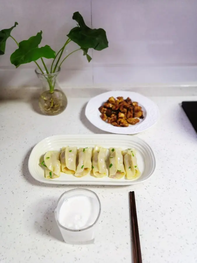 Delicious pan-fried chicken nuggets at low calories - a quick dish for Chinese New Year's Eve rice step 0