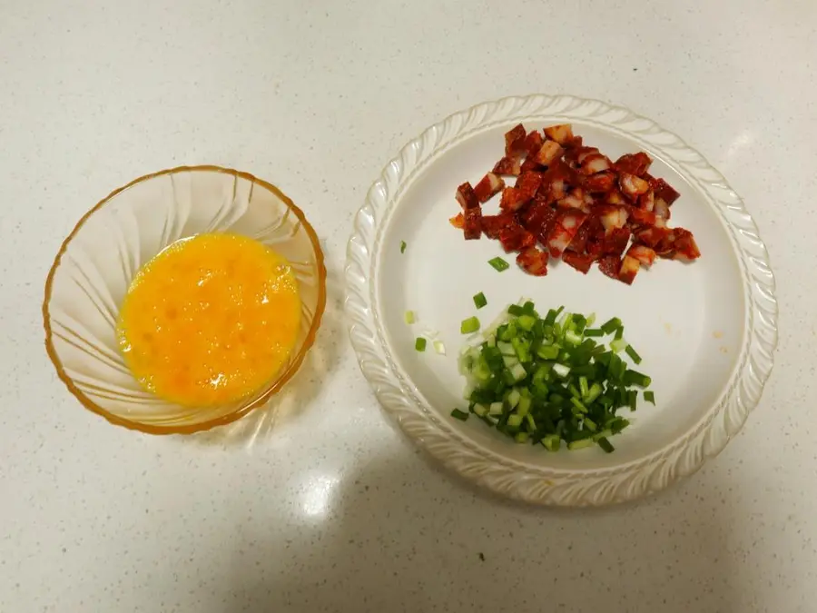 Kuaishou Sichuan-style sausage fried rice step 0