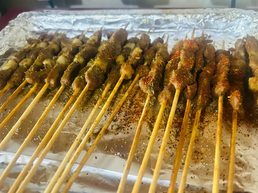 A quick dish on the tip of the tongue ~ oven version of lamb skewers step 0