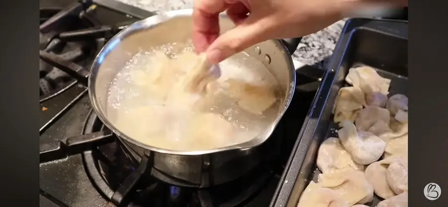 Homemade quick hand wonton stew step 0