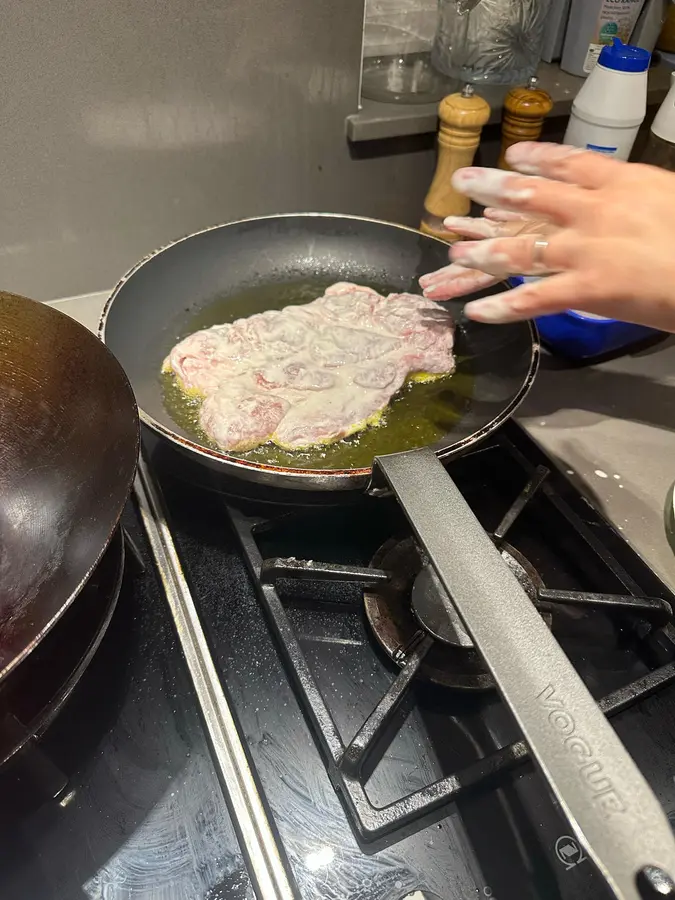 Crispy fried pork shoulder step 0