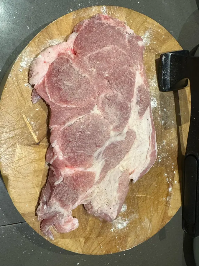 Crispy fried pork shoulder step 0