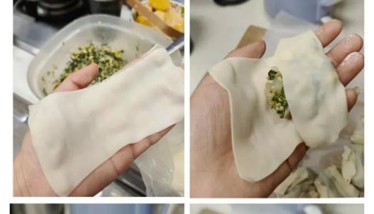 Lazy steamed dumplings: super fast hand capsule, shrimp, eggs, wonton skin version