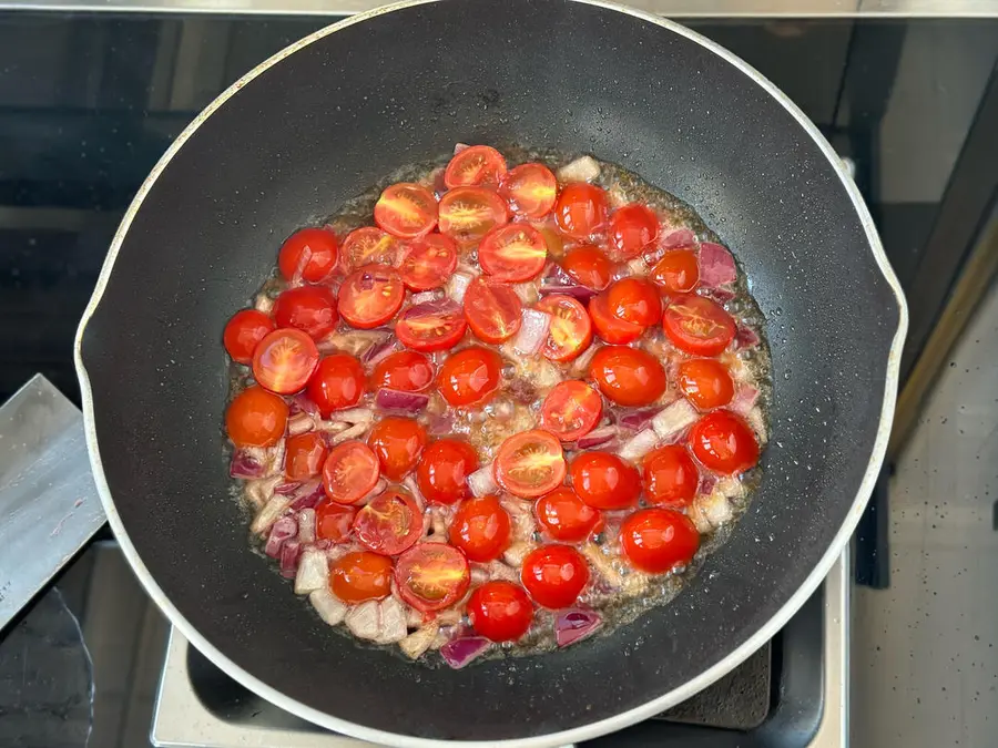 Healthy low-fat recipe|Tomato egg soba noodles Simple and quick dish step 0