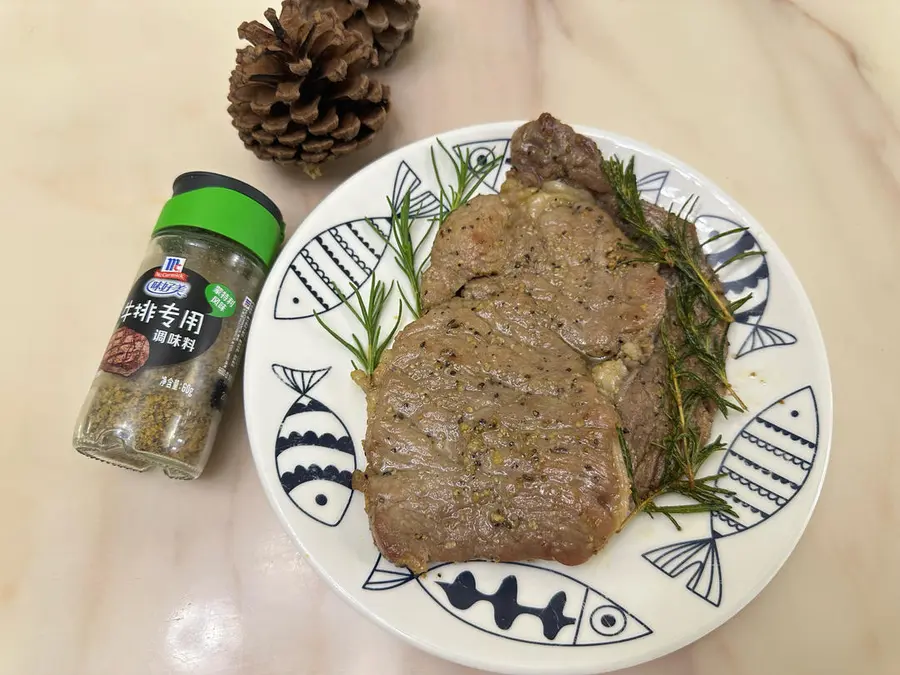 A simple and delicious fried steak