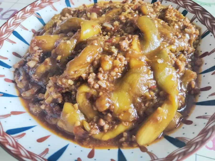 Eggplant with minced meat ã€Super riceã€‘ step 0