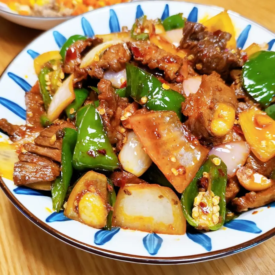 Dry pot beef ~ onion stir-fried beef