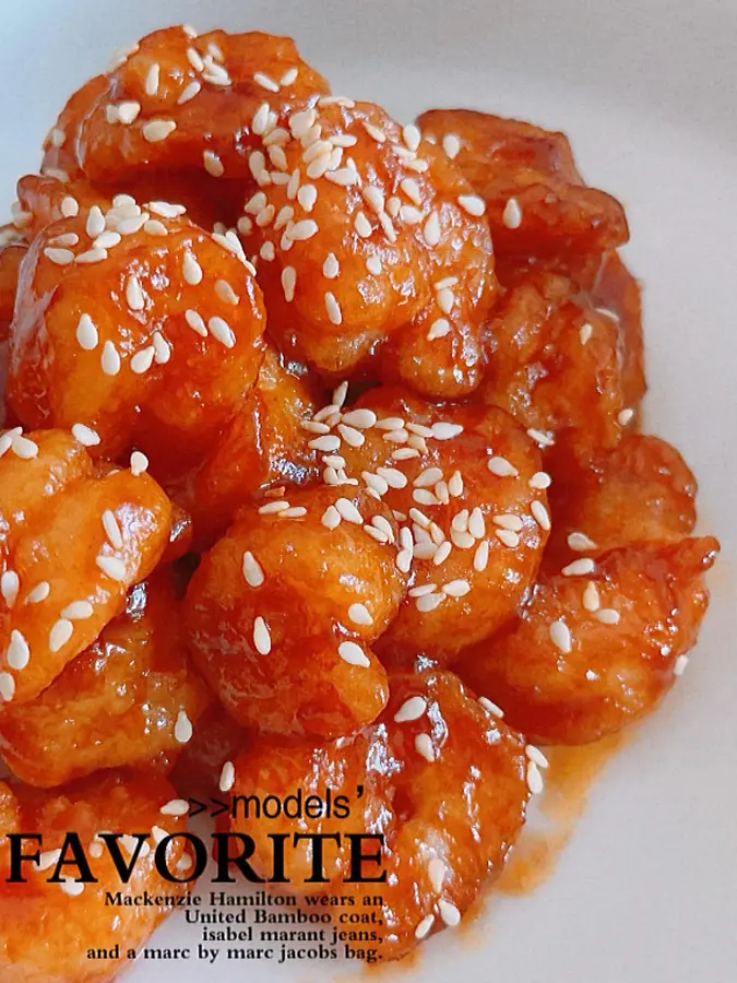 Quick dish ~ appetizer with rice ~ shrimp balls in tomato sauce or sweet and sour shrimp balls ~ step 0