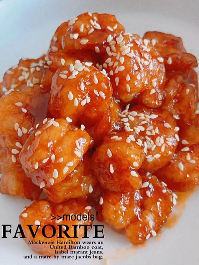 Quick dish ~ appetizer with rice ~ shrimp balls in tomato sauce or sweet and sour shrimp balls ~ step 0