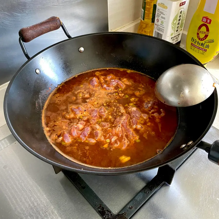 The home-style version of boiled pork slices is as tender as tofu. step 0