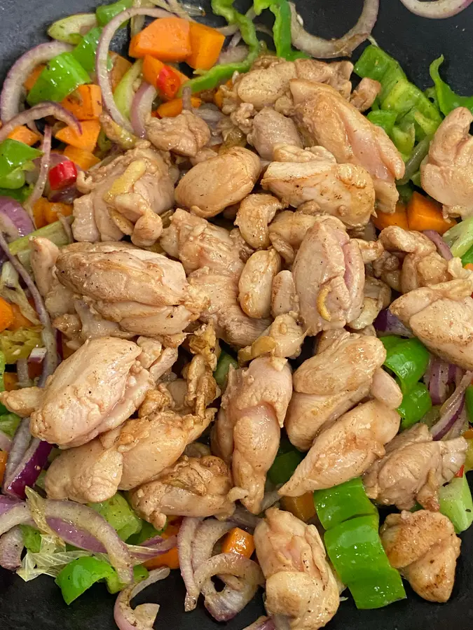 Super meals! Low-fat and non-firewood diced chicken step 0