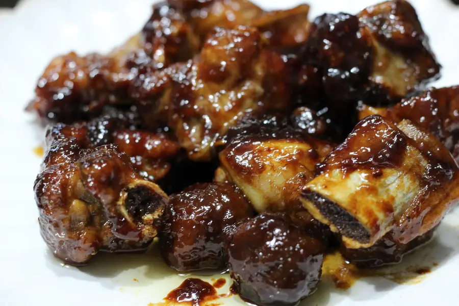 【Daughter's No. 1 Rice Artifact】Plum pork ribs are sweet and sour, and the aftertaste has its own fruity aroma