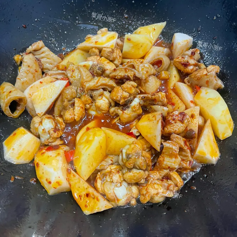 ãŠ™ï¸ Sichuan-style red soup fat intestine chicken, flavorful rice step 0