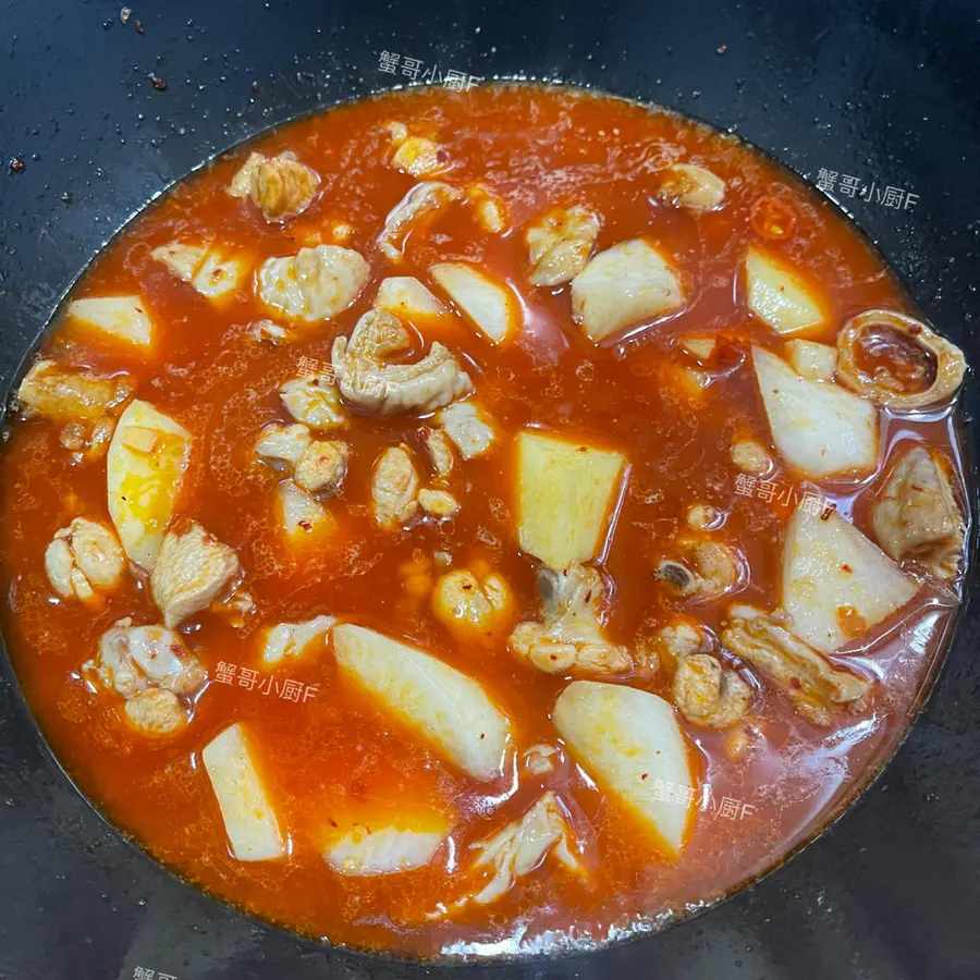 ãŠ™ï¸ Sichuan-style red soup fat intestine chicken, flavorful rice step 0