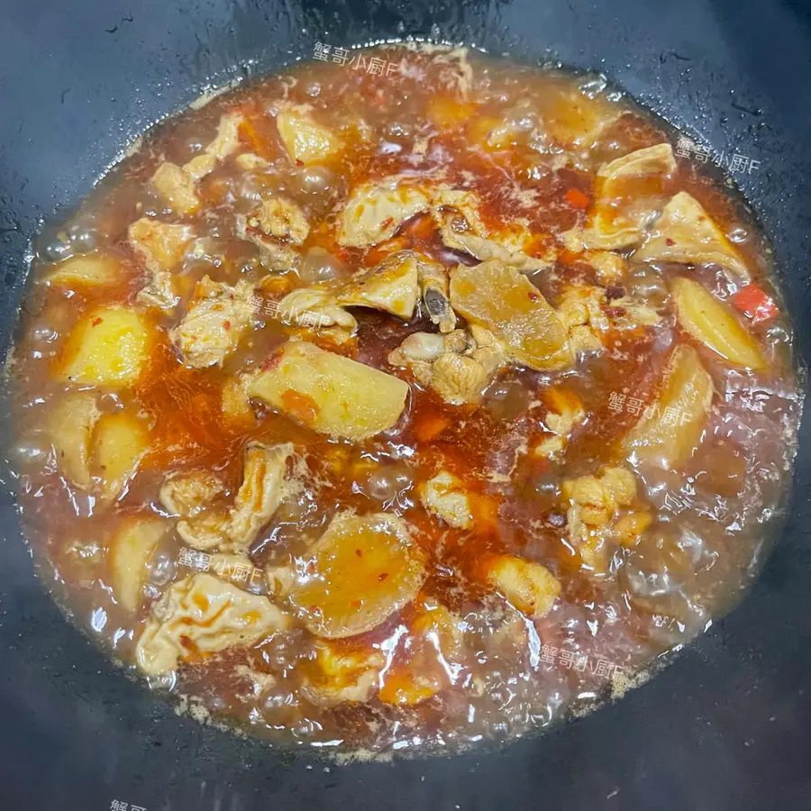 ãŠ™ï¸ Sichuan-style red soup fat intestine chicken, flavorful rice step 0