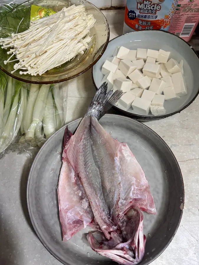 Braised fish (thief's rice) step 0