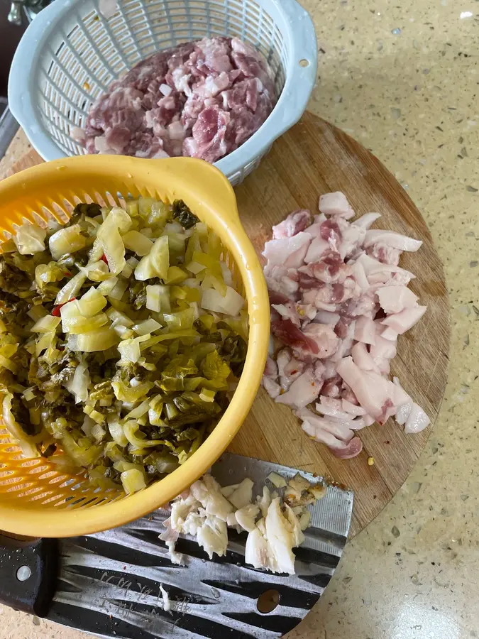 Super sauerkraut minced meat with rice step 0